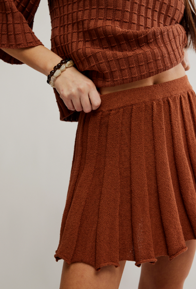 Kenzie Skirt - brownstone