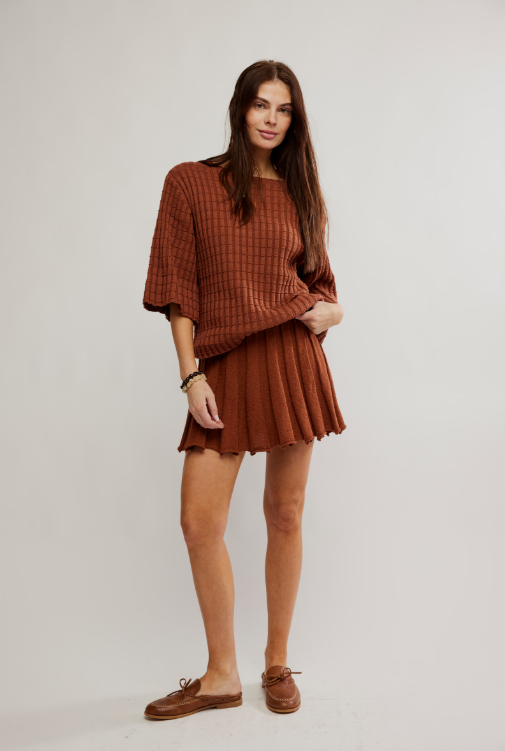 Kenzie Skirt - brownstone