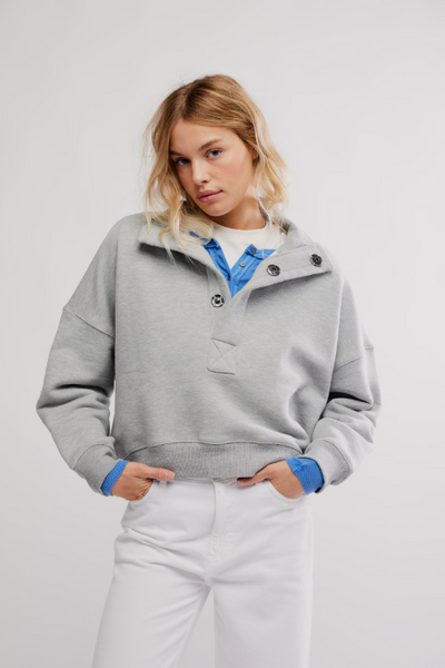 Timeless pullover - heather grey