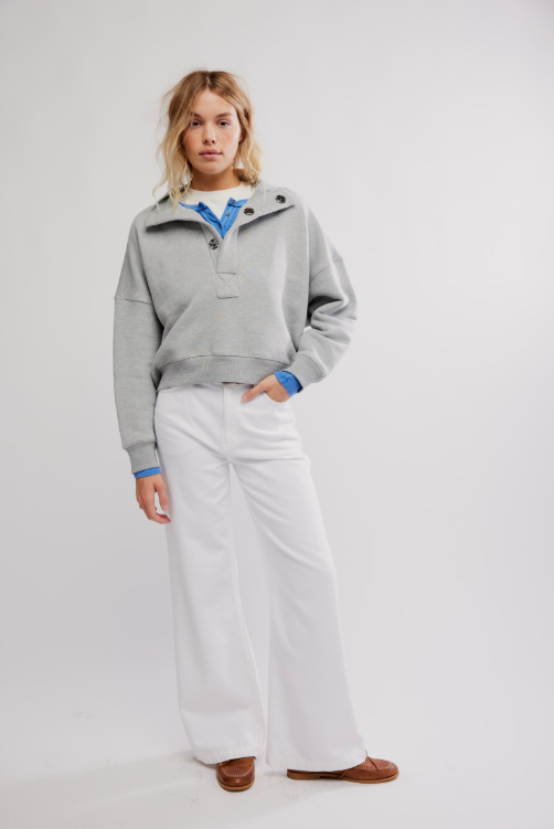 Timeless pullover - heather grey