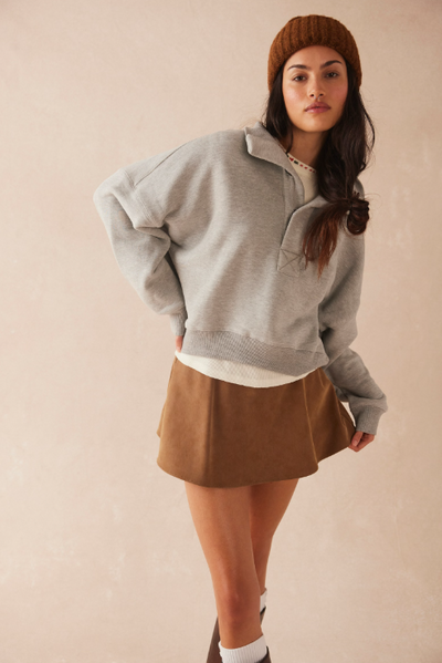 Timeless pullover - heather grey