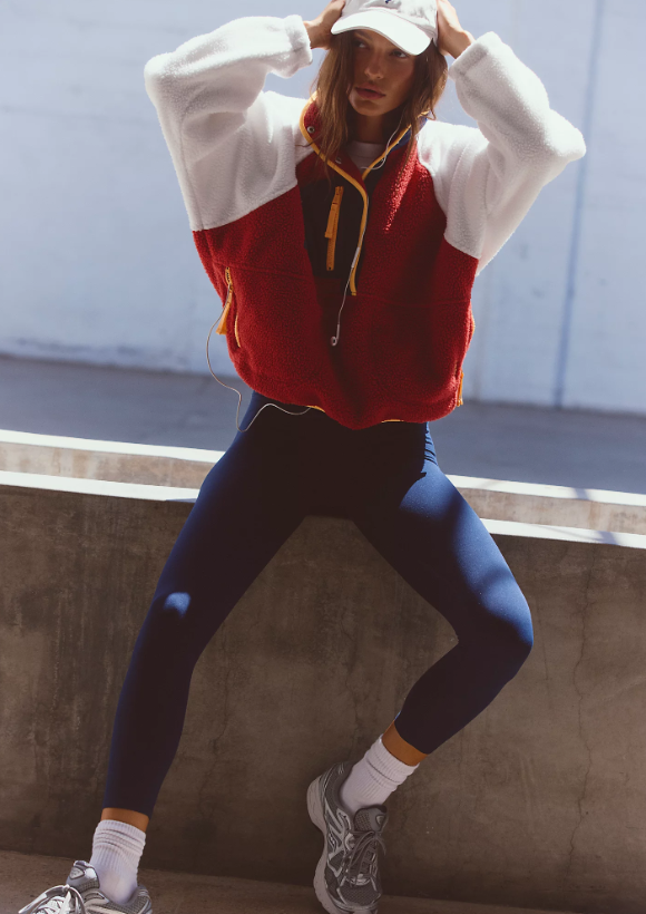 Hit the Slopes Pullover - red sport combo