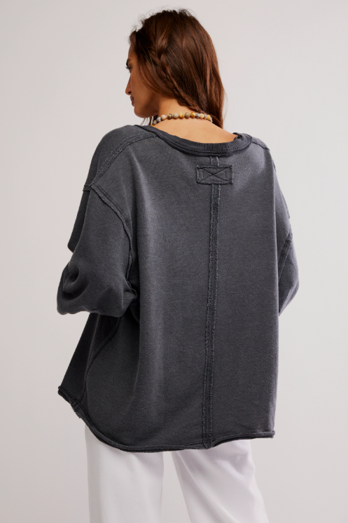 Venice V-Neck - black bird