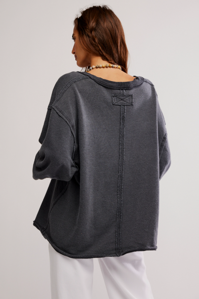 Venice V-Neck - black bird