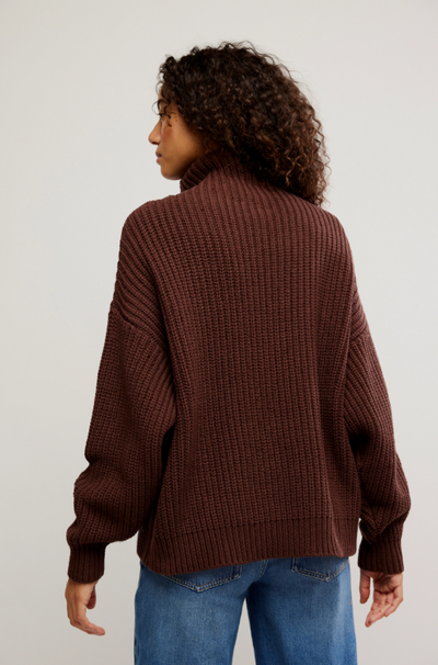 Swim Too Deep Pullover - bitter bark