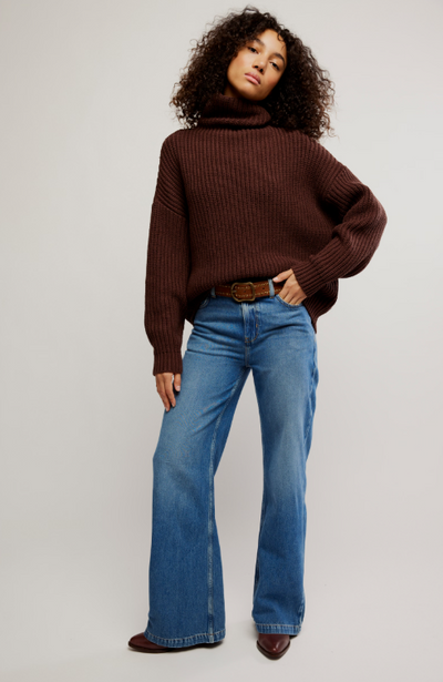 Swim Too Deep Pullover - bitter bark