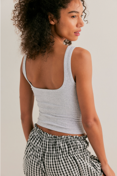 Simply Soft Cami - heather grey