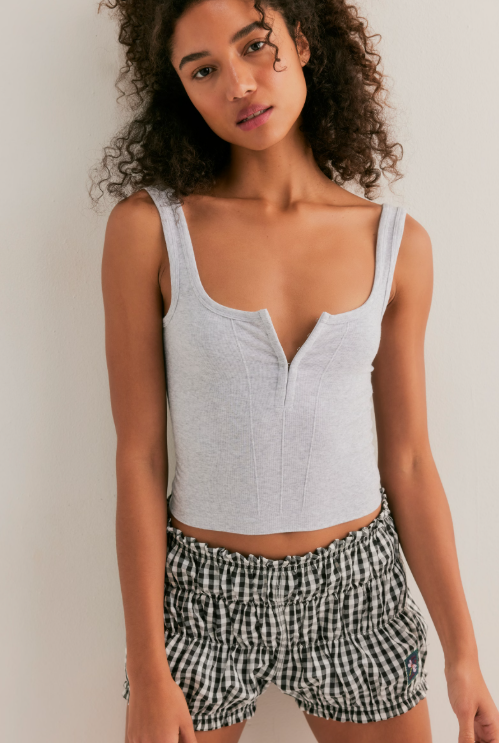 Simply Soft Cami - heather grey