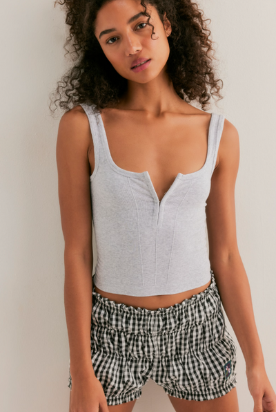 Simply Soft Cami - heather grey