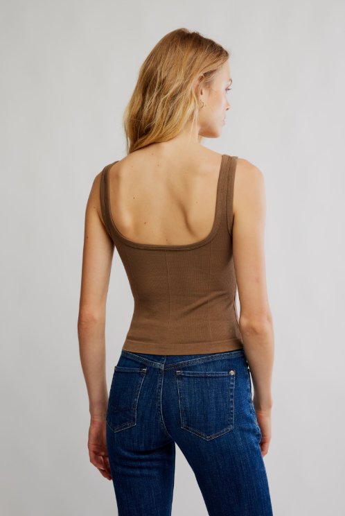 Simply Soft Cami - teak