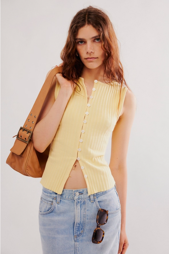 Tilly Vest - mellow yellow