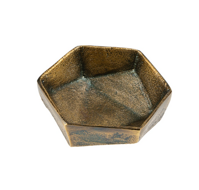 Geo Bronze Catchall Dish
