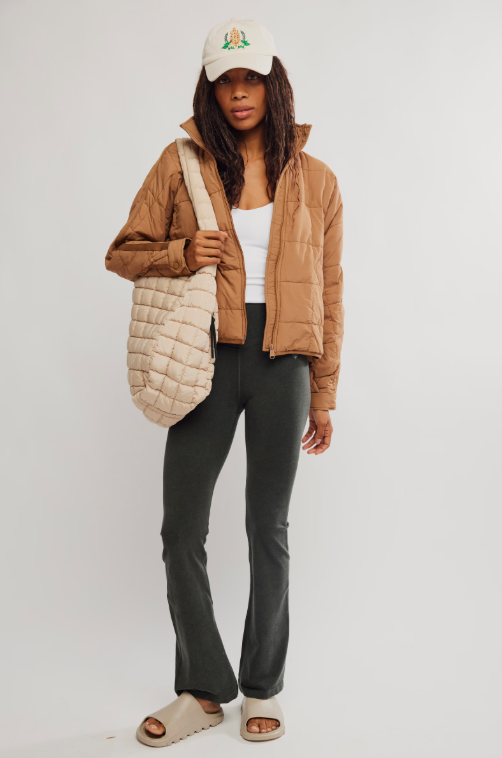 Pippa Packable Puffer - Twig
