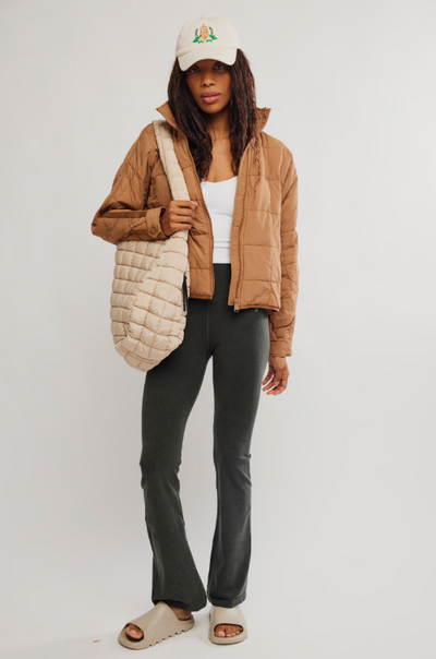 Pippa Packable Puffer - Twig