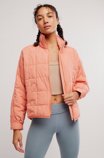 Pippa Packable Puffer - frosted peach