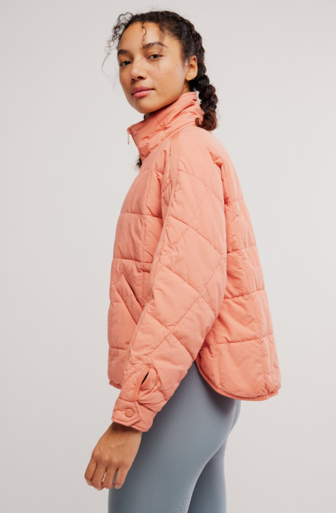 Pippa Packable Puffer - frosted peach