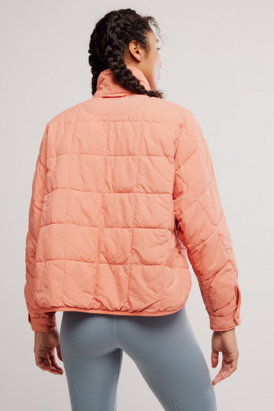Pippa Packable Puffer - frosted peach
