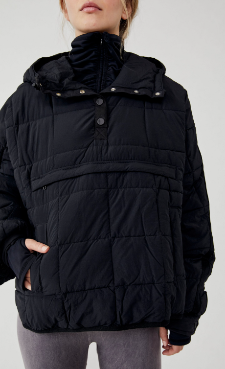 Pippa Packable Pullover - black