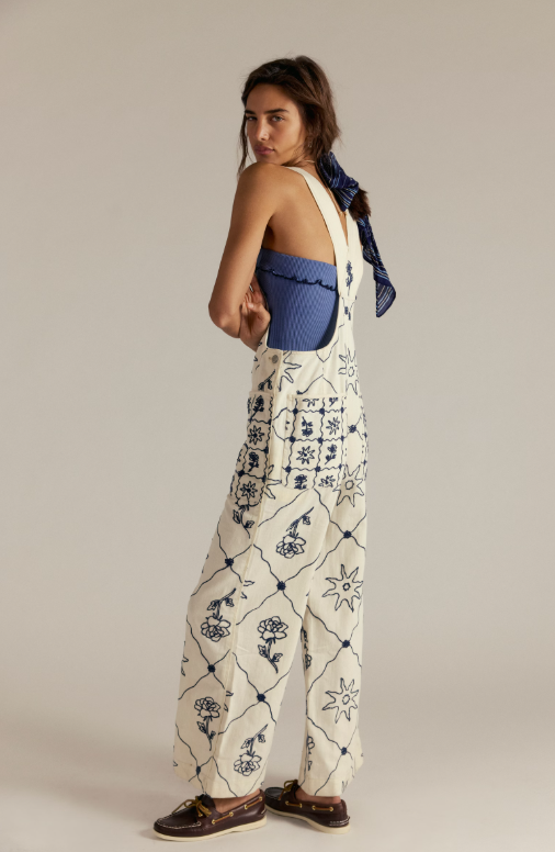 Free People Rising Sun Overall