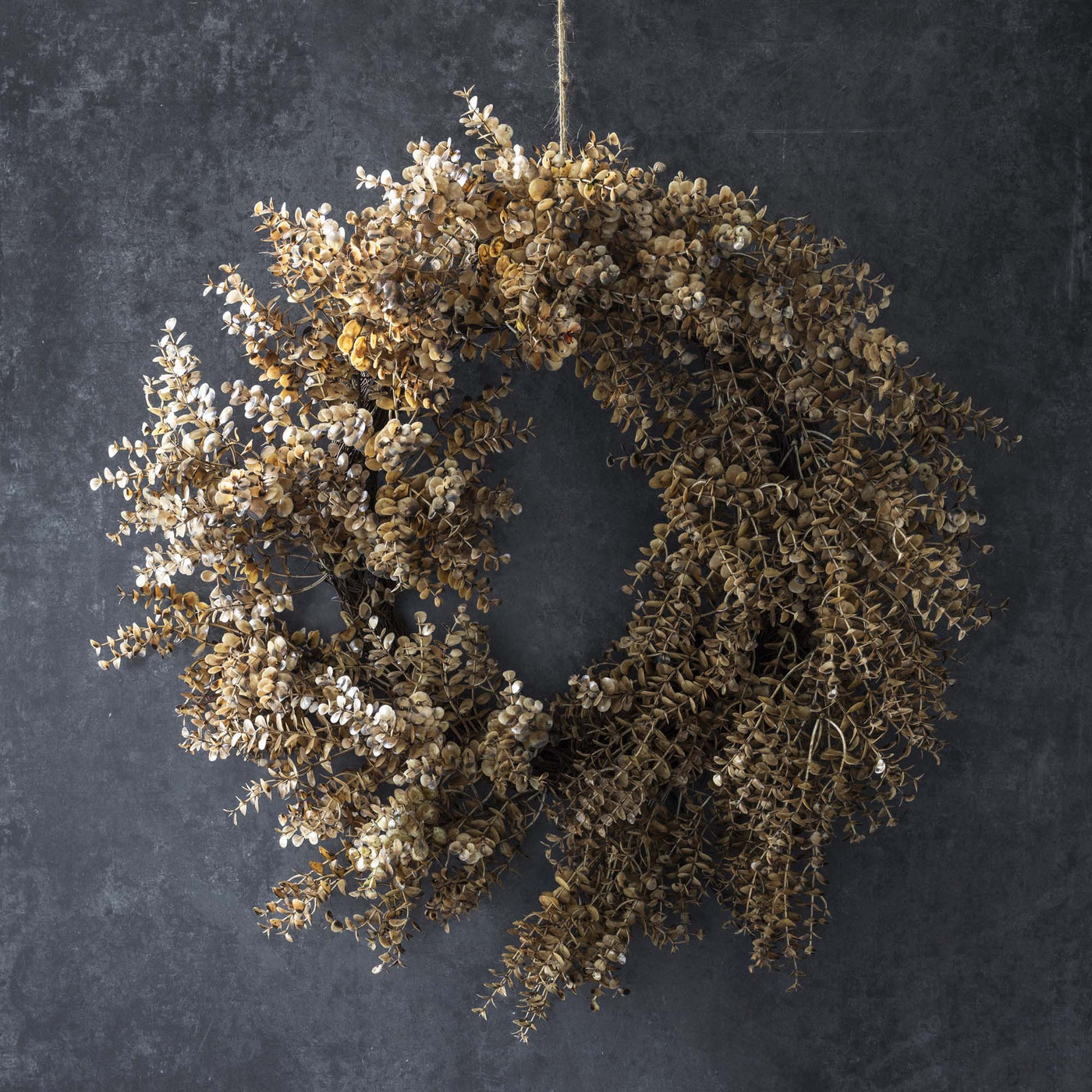 Desert Sand Eucalyptus Wreath
