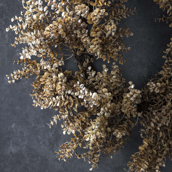 Desert Sand Eucalyptus Wreath