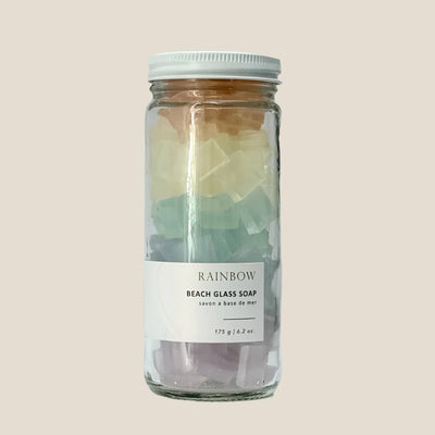 Rainbow Beach Glass Soap