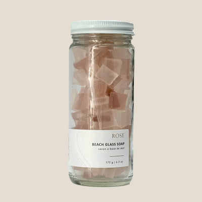 Rose Beach Glass Soap