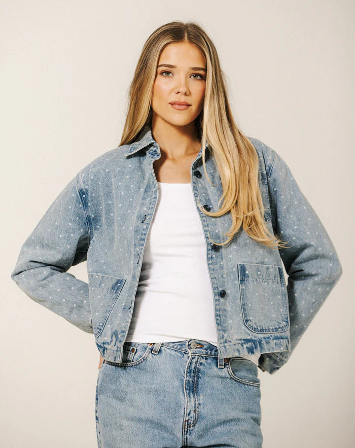 Floral Denim Jacket
