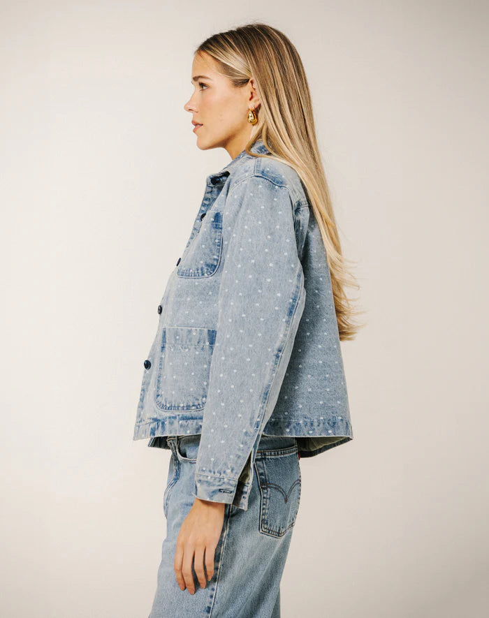 Floral Denim Jacket