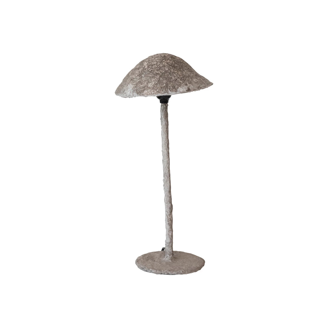 Mache Mushroom Lamp