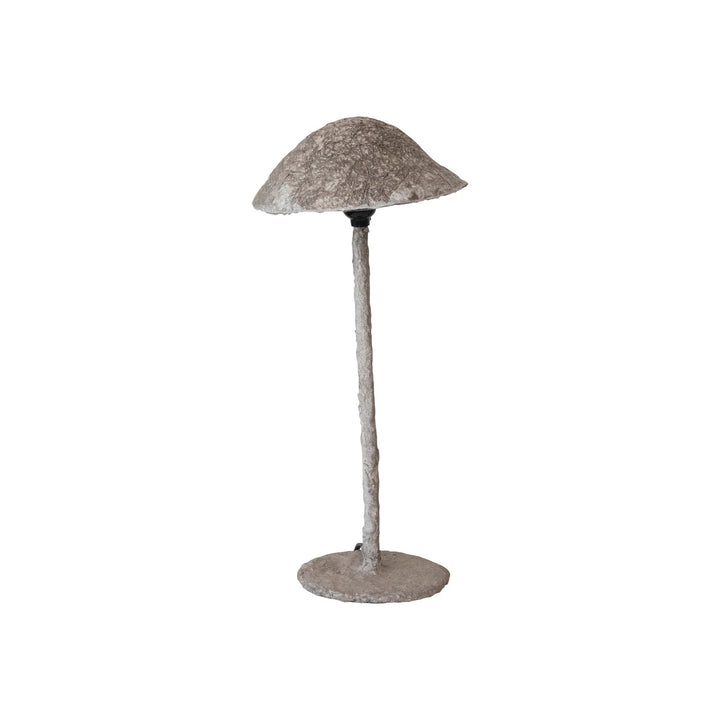 Mache Mushroom Lamp