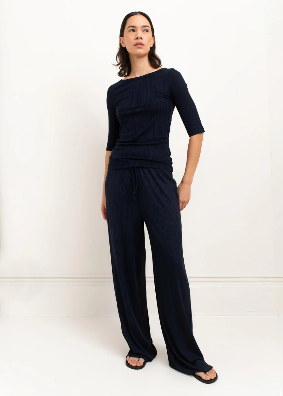 Gina Boat Neck - midnight blue