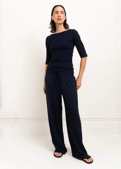 Gina Boat Neck - midnight blue