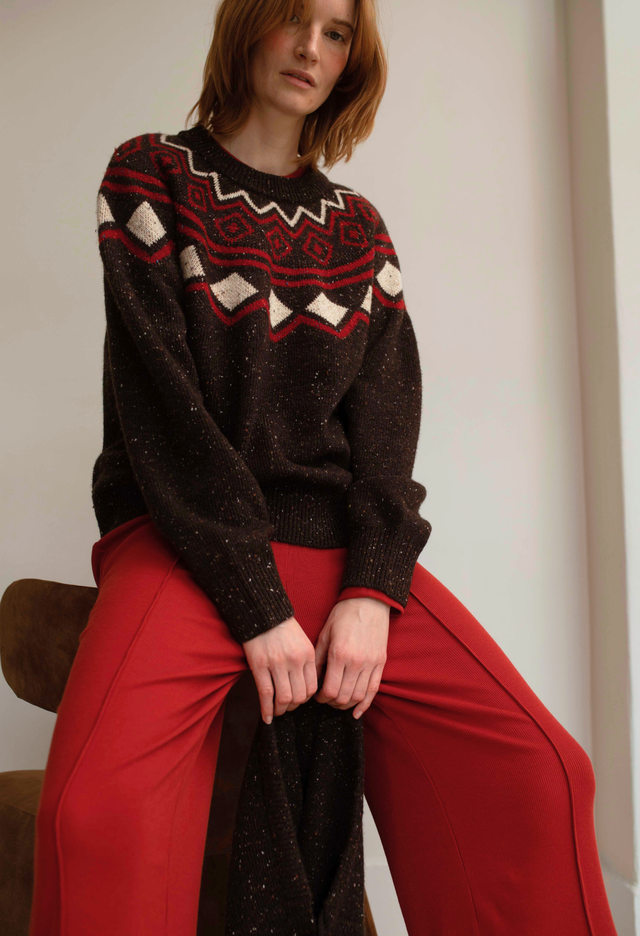 Elisha Sweater - chocolate torte