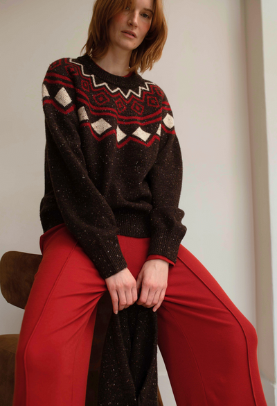 Elisha Sweater - chocolate torte