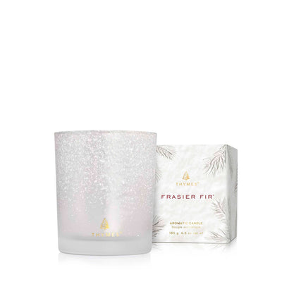 Frasier Fir Flocked Poured Candle