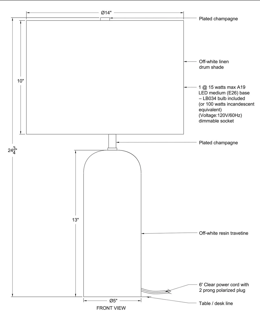 Dorato Lamp