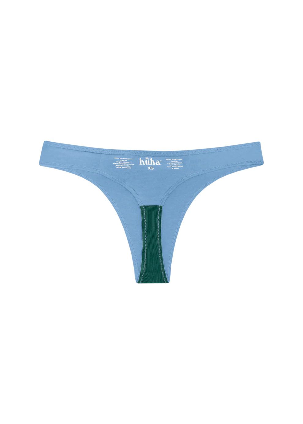 Huha Low Profile Thong Undies - sky blue