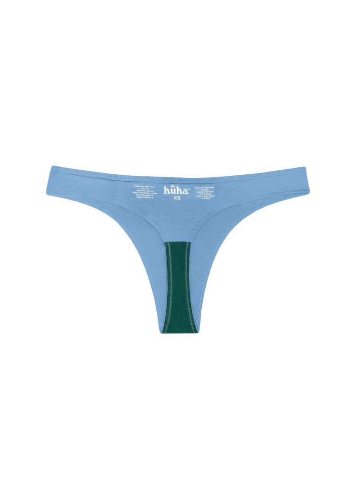 Huha Low Profile Thong Undies - sky blue