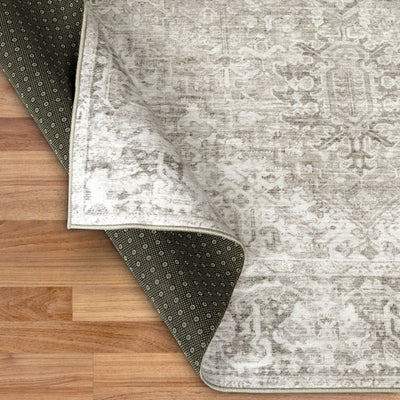 Lyle Rug - beige ivory 4' round