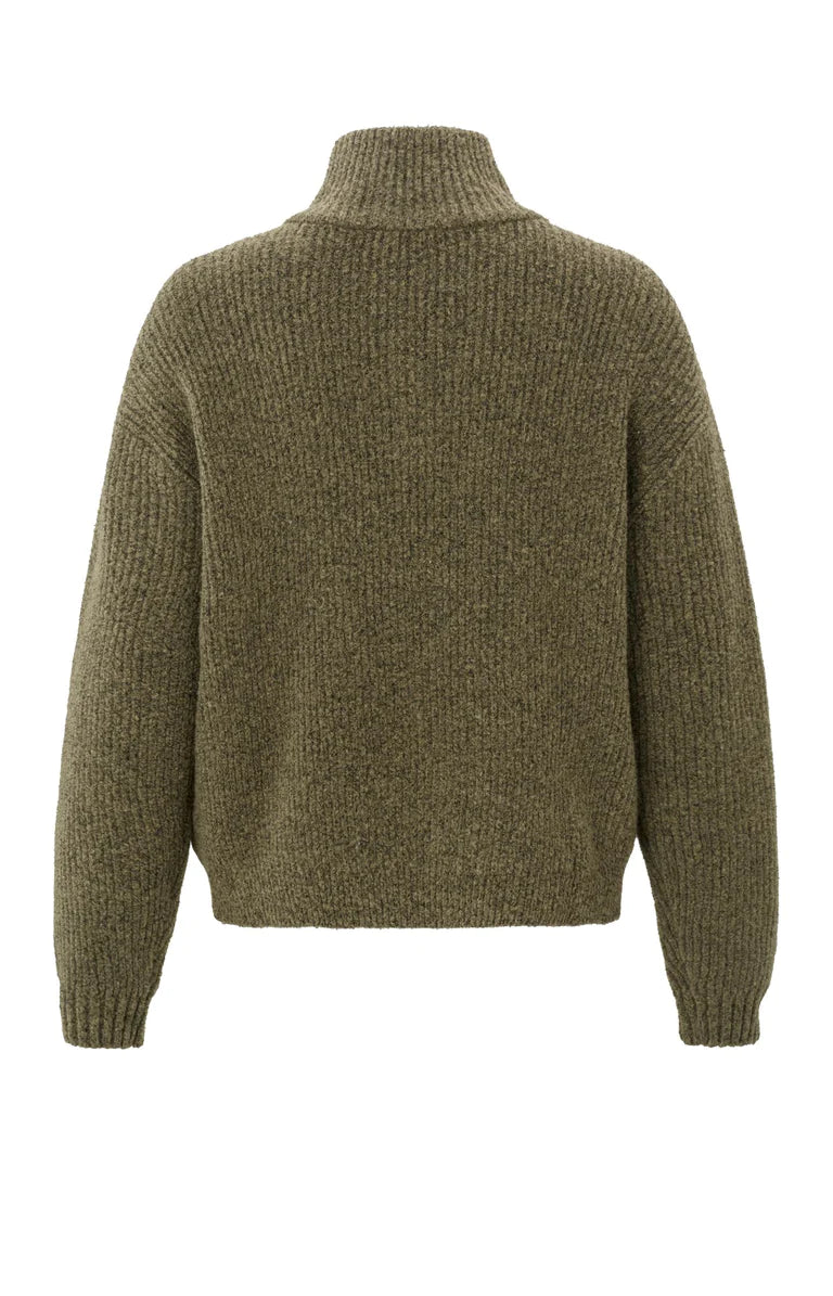 Gotye Half Zip - gothic olive