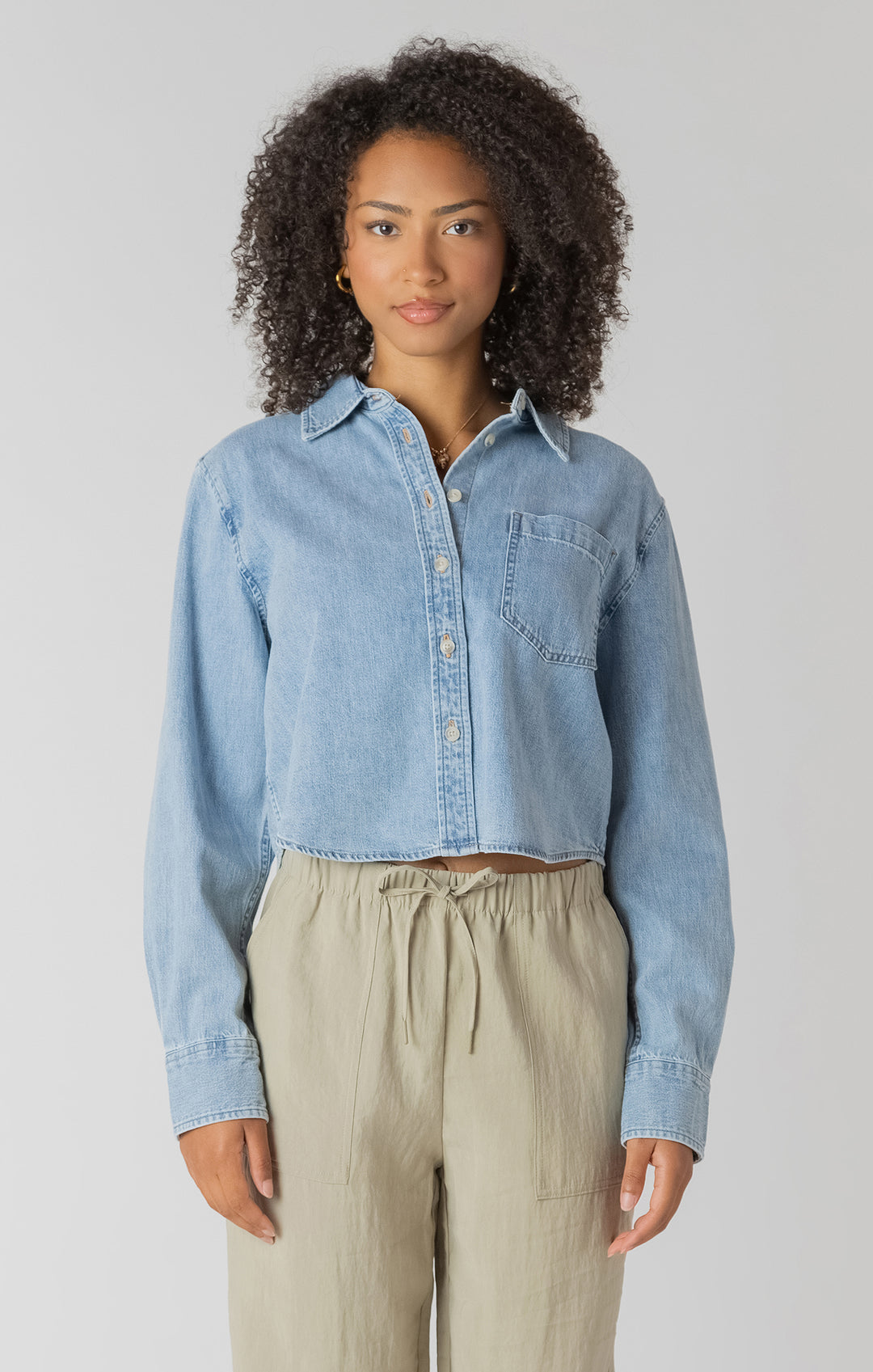 River Denim Button Down