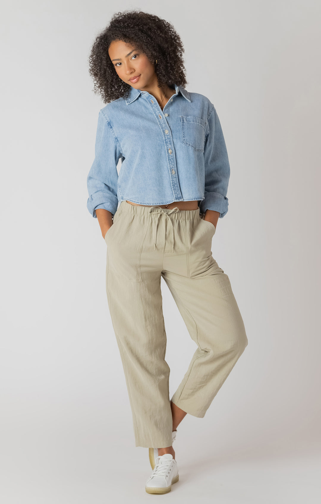 River Denim Button Down