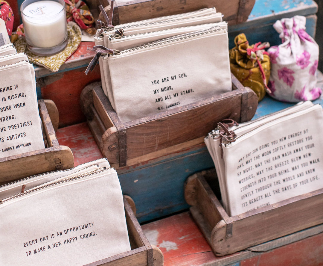 Pull Yourself Together Zip Canvas Bag
