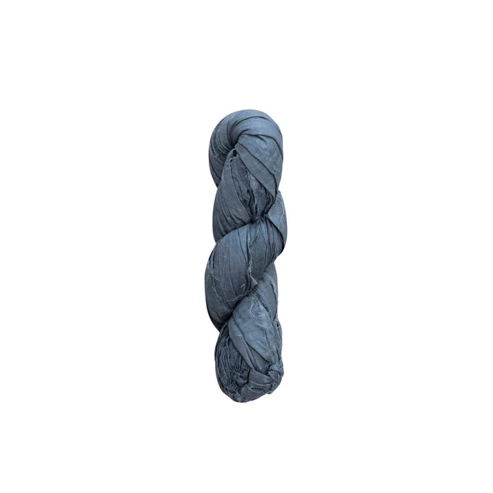Torn Silk Ribbon - grey