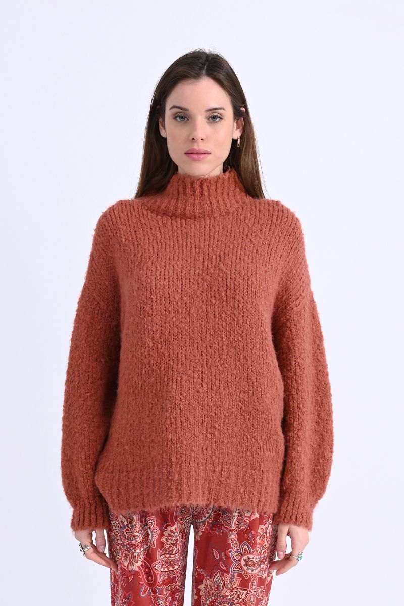 Millie Sweater - terracotta
