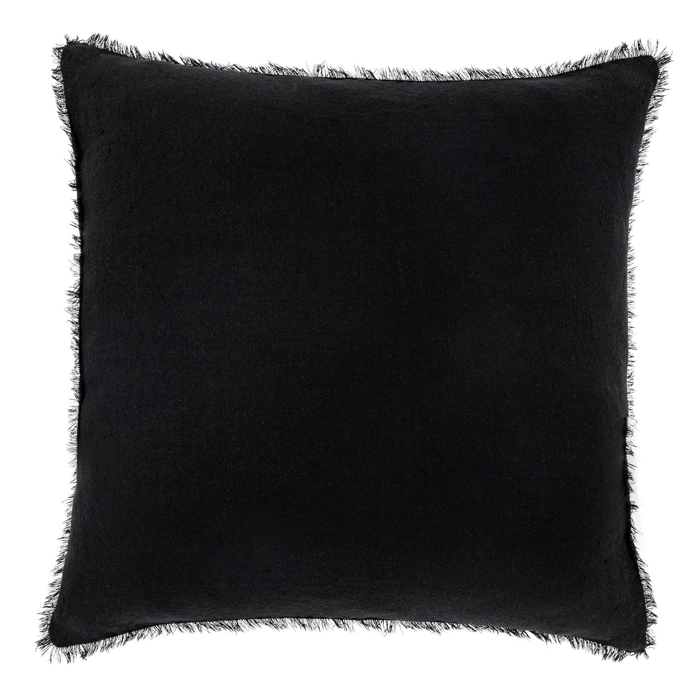 Lina Linen Pillow - black
