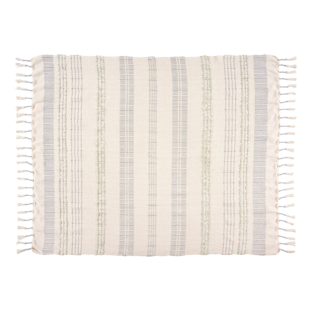 Beach House Throw - silver grey