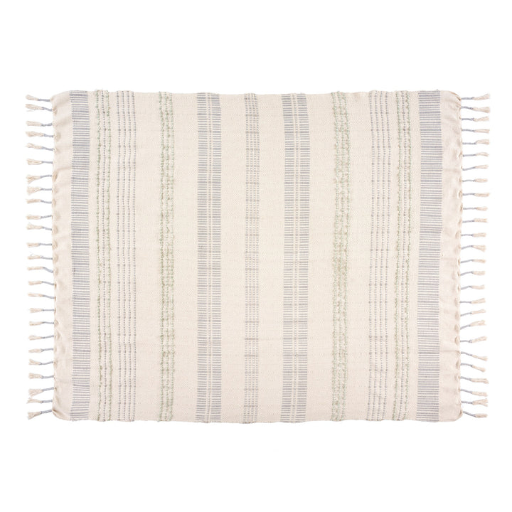 Beach House Throw - silver grey
