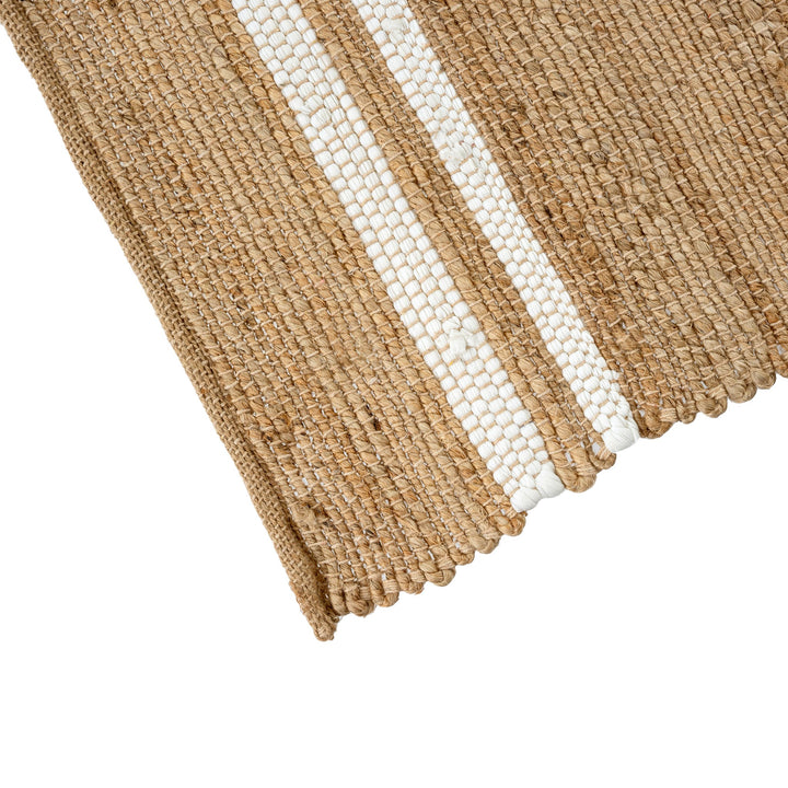 Coastal Stripe Rug White - 2 x 3
